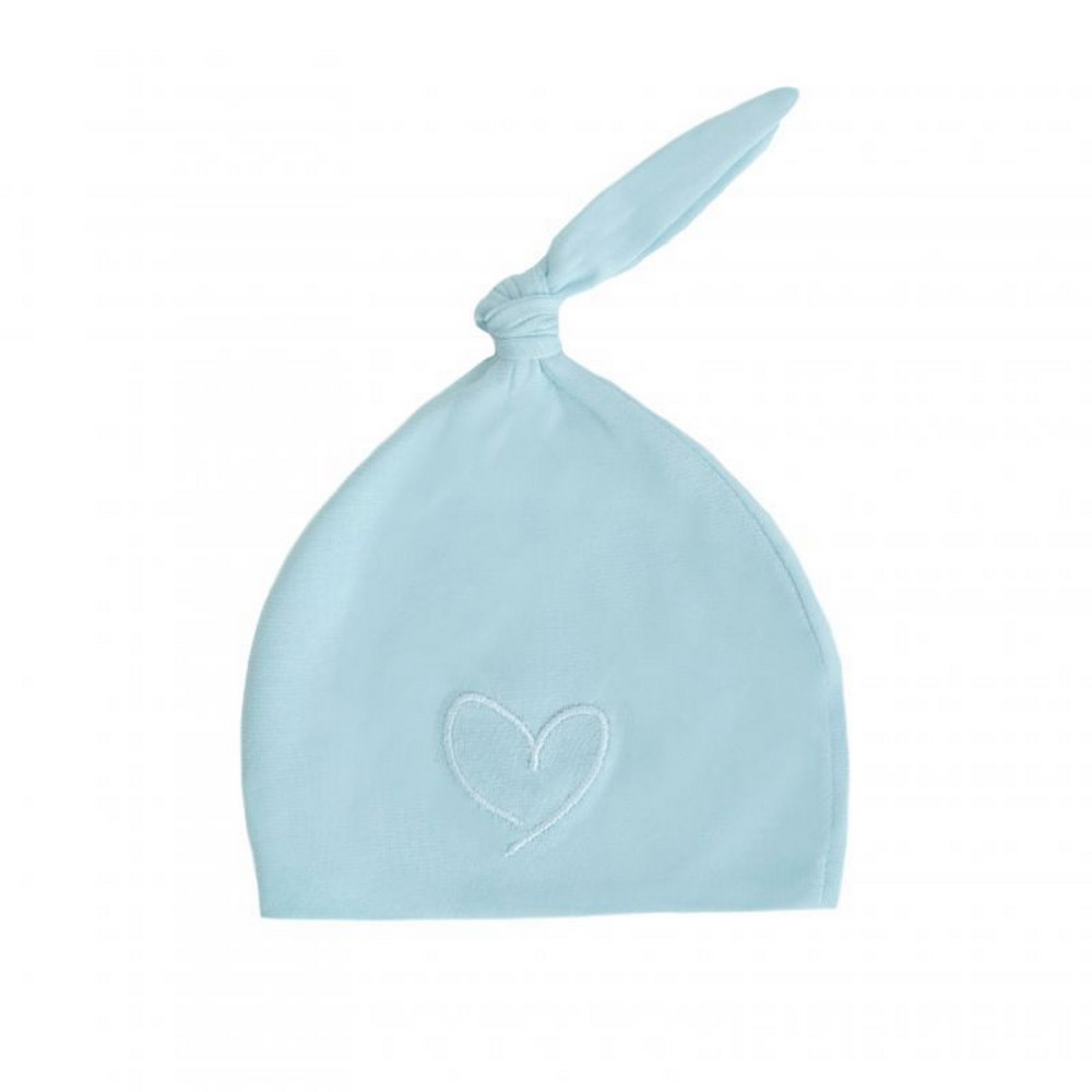 Effiki шапочка голубая с сердечком 1-3 m