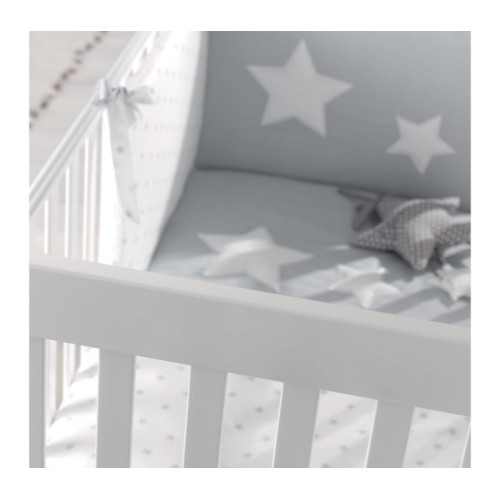 Azzurra bērnu gultiņa Homi White