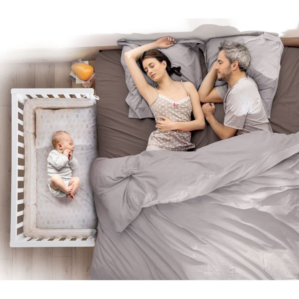 Azzurra bērnu gultiņa Contact ar matraci