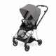 Cybex MIOS Manhattan Grey Silver Frame pastaigu rati Cybex MIOS Manhattan Grey Silver Frame pastaigu rati