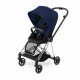 Cybex MIOS Midnight Blue Silver Frame pastaigu rati Cybex MIOS Midnight Blue Silver Frame pastaigu rati