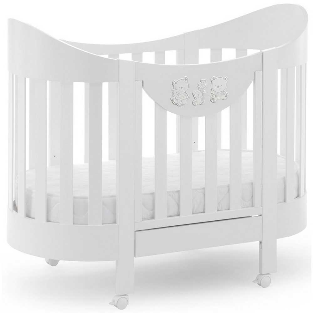 Italbaby Happy Family  Oval детская кроватка для новорожденного