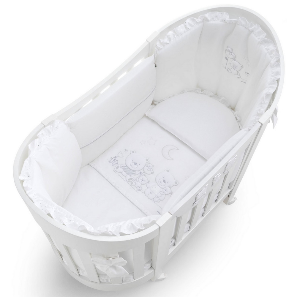 Italbaby Happy Family  Oval детская кроватка для новорожденного