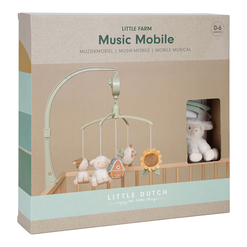 Музыкальная карусель Little Dutch Music Mobile Little Farm