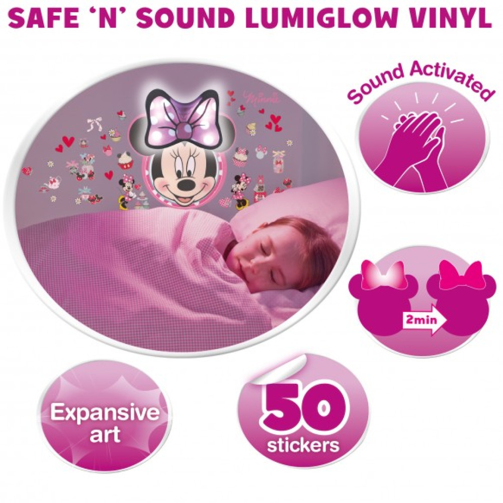 Minnie Mouse sienas uzlīme - nakts lampiņa Minnie Mouse sienas uzlīme - nakts lampiņa