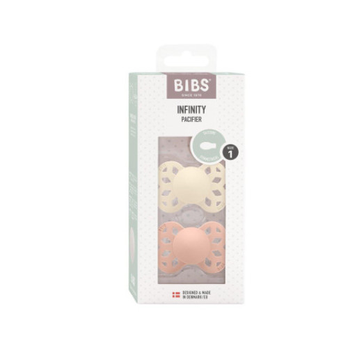 Комплект Сосок BIBS Infinity Ivory / Blush 6-36 M