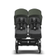 Bugaboo Donkey 5 Twin коляска Graphite/Grey Melange/Forest Green