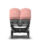 Bugaboo Donkey 5 Twin коляска Graphite/Grey Melange/Morning Pink