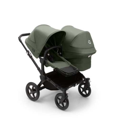 Bugaboo Donkey 5 Duo rati Black/Forest Green/Forest Green