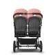 Bugaboo Donkey 5 Twin коляска Graphite/Grey Melange/Morning Pink