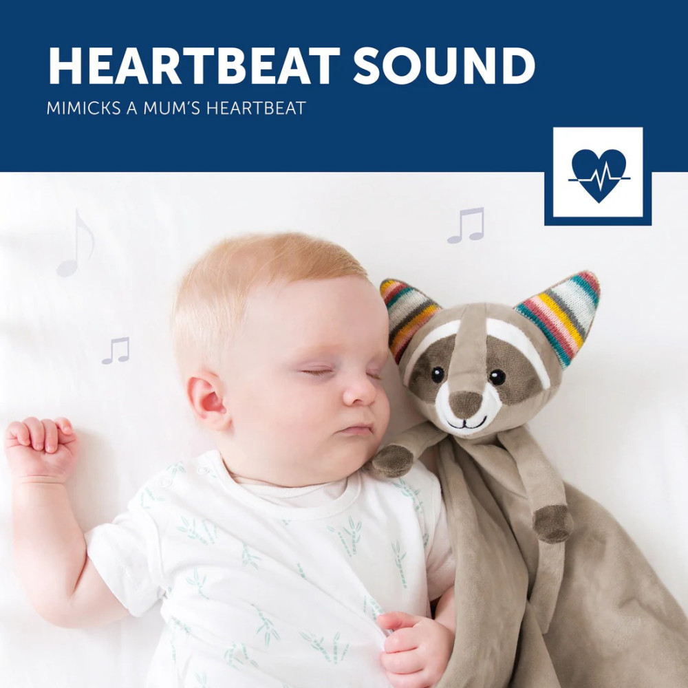 ZAZU Robin - Baby Comforter with Heartbeat