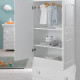 Azzurra wardrobe Noa White