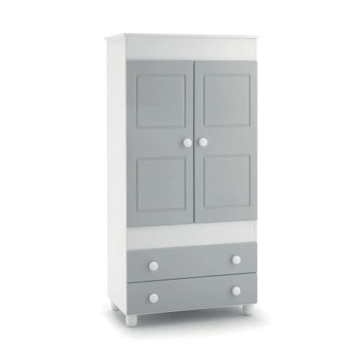 Azzurra wardrobe Noa White-Grey