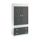 Azzurra wardrobe Noa White-Lava