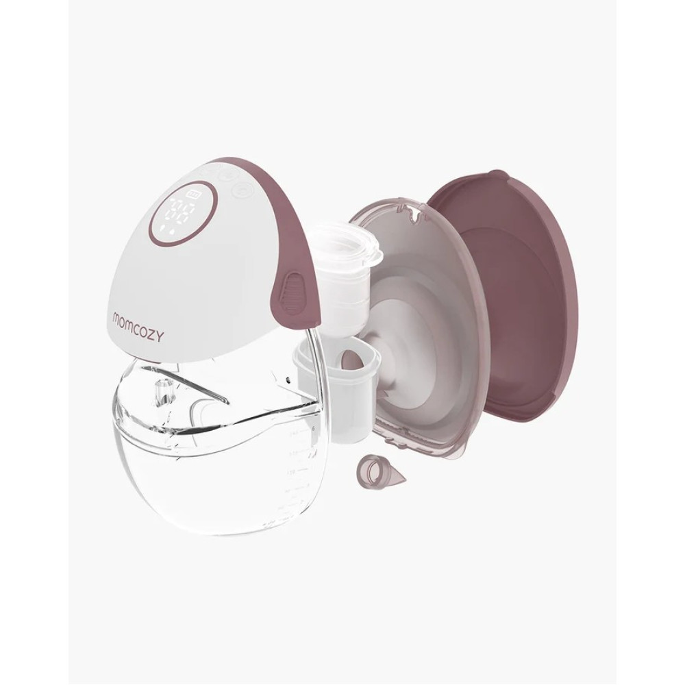 MOMCOZY Dubultais pārnesājams bezvadu krūts pumpis M6 - Cozy Red