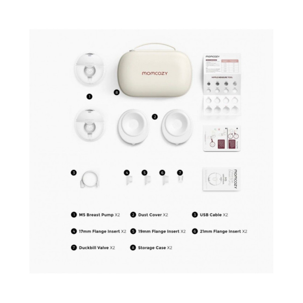 MOMCOZY M5 Smart Wearable Breast Pump