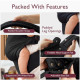 MOMCOZY PureHug Baby Carrier - Ergonomic Cozy & Lightweight, Cotton Black