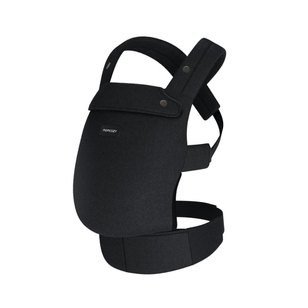 MOMCOZY PureHug Baby Carrier - Ergonomic Cozy & Lightweight, Cotton Black