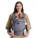 MOMCOZY PureHug Baby Carrier - Ergonomic Cozy & Lightweight, Cotton Grey