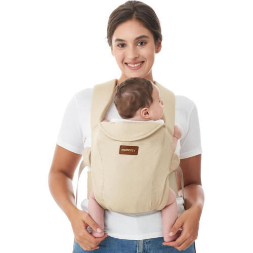 MOMCOZY Ergonomiskā Zīdaiņu  Ķengursoma WeeSnug, COTTON KHAKI