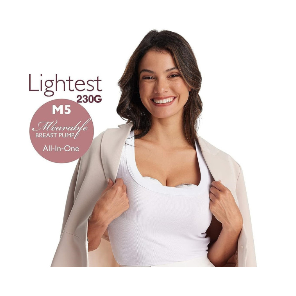 MOMCOZY M5 Single Wearable Breast Pump