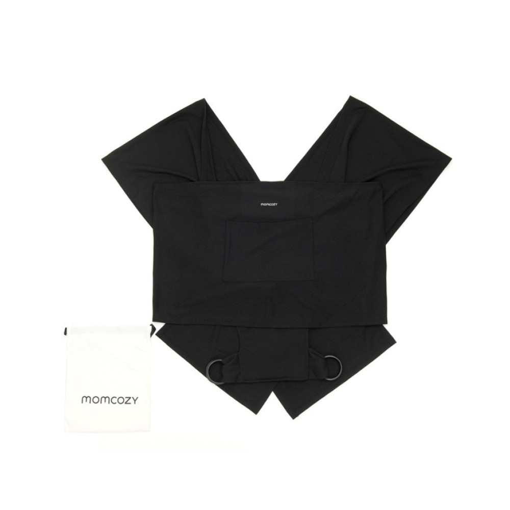 MOMCOZY Easy to Wear Hands Free - Baby Wrap Carrier, Black