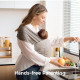 MOMCOZY Easy to Wear Hands Free - Baby Wrap Carrier, Black