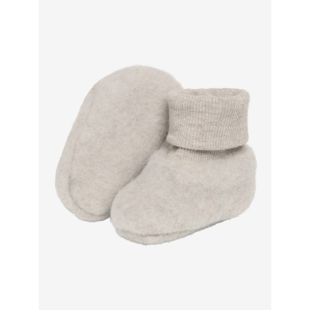 HUTTEliHUT - merino vilnas zābaciņi - Camel Melange