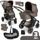 ABC Design Salsa 5 Air 3in1 Ratu komplekts ar Maxi-Cosi autokrēslu- Nature