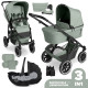 ABC Design Salsa 5 Air 3in1 Ratu komplekts ar Maxi-Cosi autokrēslu- Pine