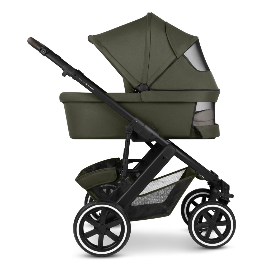ABC Design Salsa 5 Air 3in1 Ratu komplekts ar Maxi-Cosi autokrēslu- Avocado