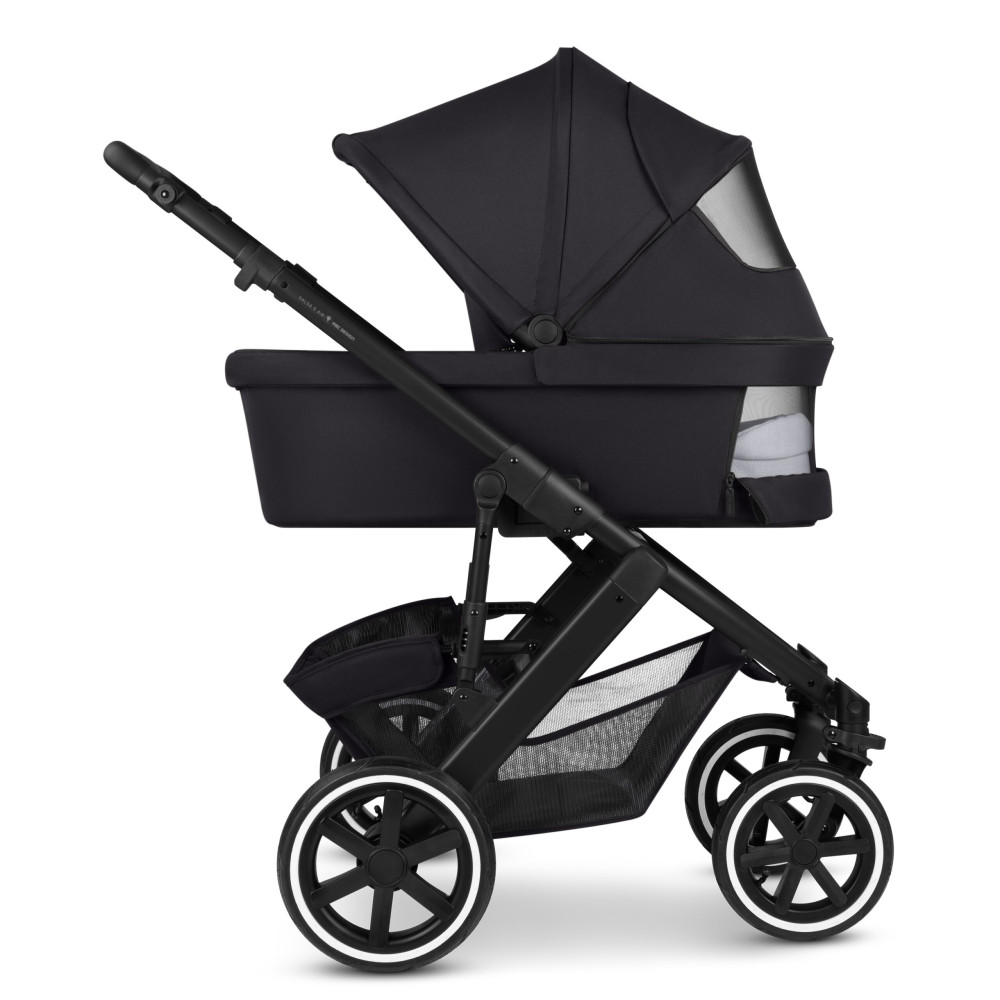 ABC Design Salsa 5 Air 3in1 Ratu komplekts ar Maxi-Cosi autokrēslu- Coal