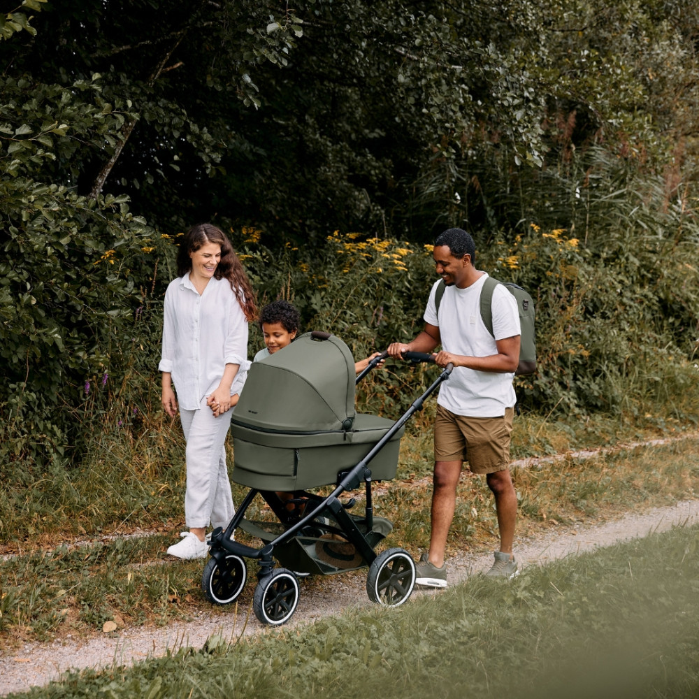 ABC Design Salsa 5 Air 3in1 Ratu komplekts ar Maxi-Cosi autokrēslu- Avocado