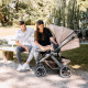 ABC Design Salsa 5 Air 3in1 Ratu komplekts ar Maxi-Cosi autokrēslu- Camel