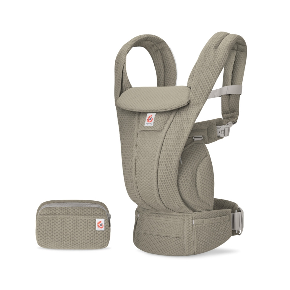 Ergobaby ķengursoma Omni Deluxe Mesh - Soft Olive