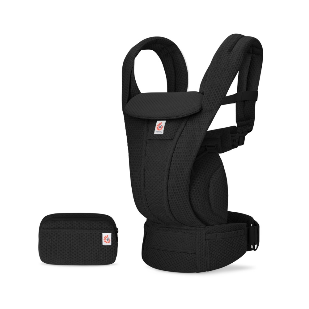 Ergobaby ķengursoma Omni Deluxe Mesh - Onyx Black