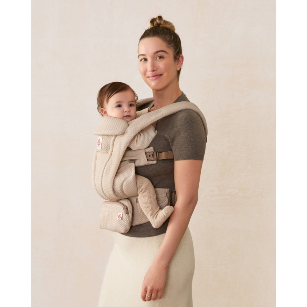 Ergobaby ķengursoma Omni Deluxe Mesh - Natural Beige