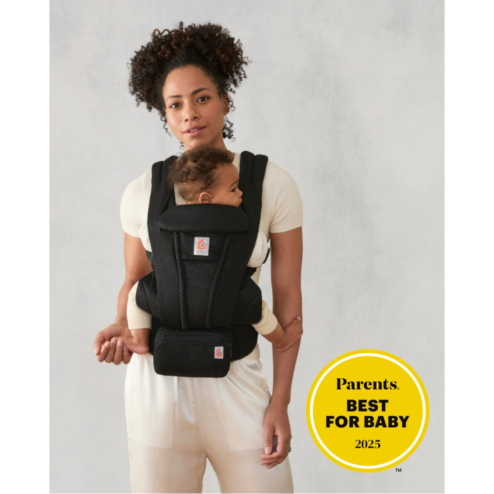Ergobaby ķengursoma Omni Deluxe Mesh - Onyx Black