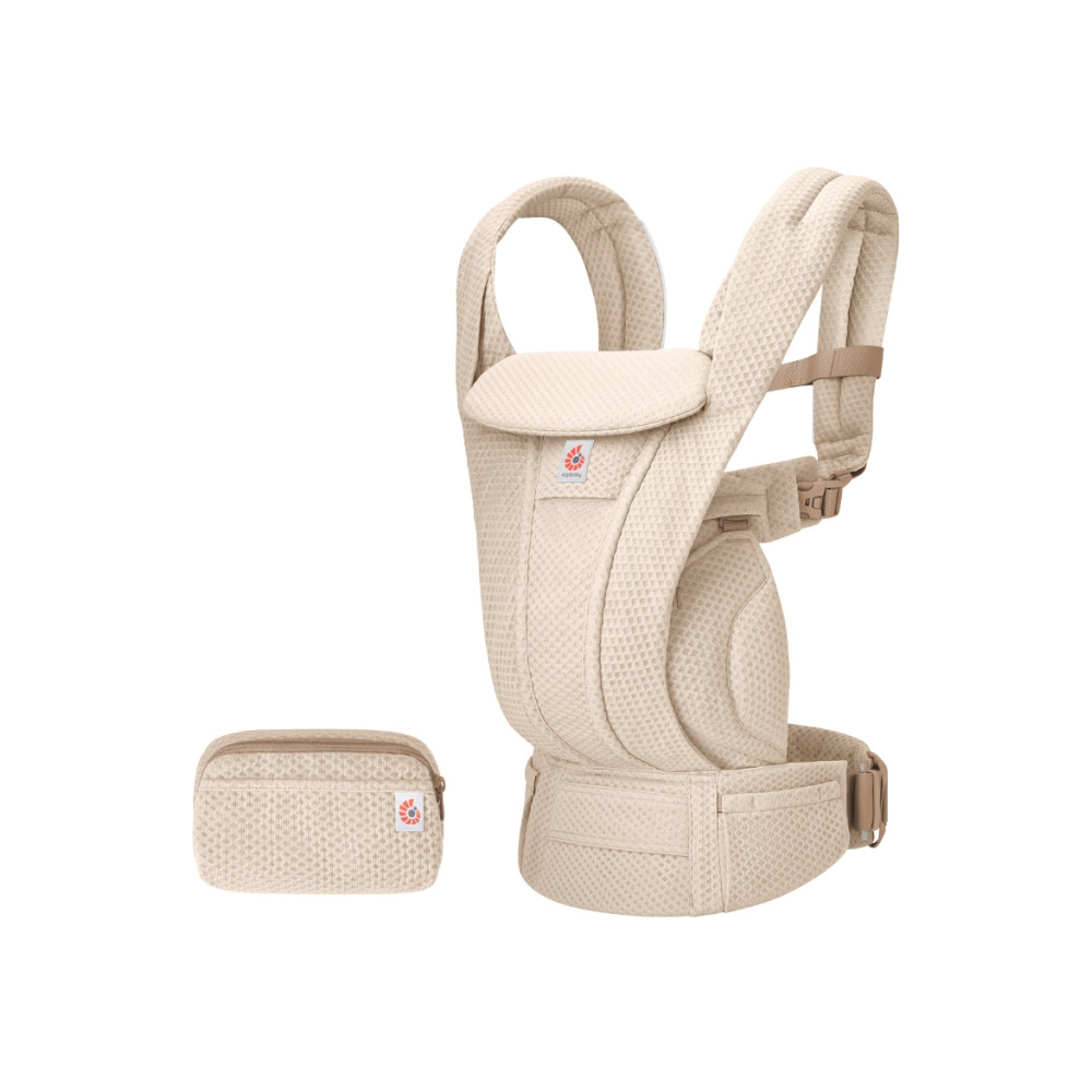 Ergobaby ķengursoma Omni Deluxe Mesh - Natural Beige