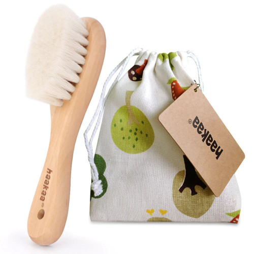 Haakaa Goat Wool Baby Hair Brush