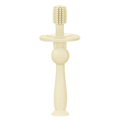 Haakaa 360° Silicone Toothbrush (6 months+) - Cream