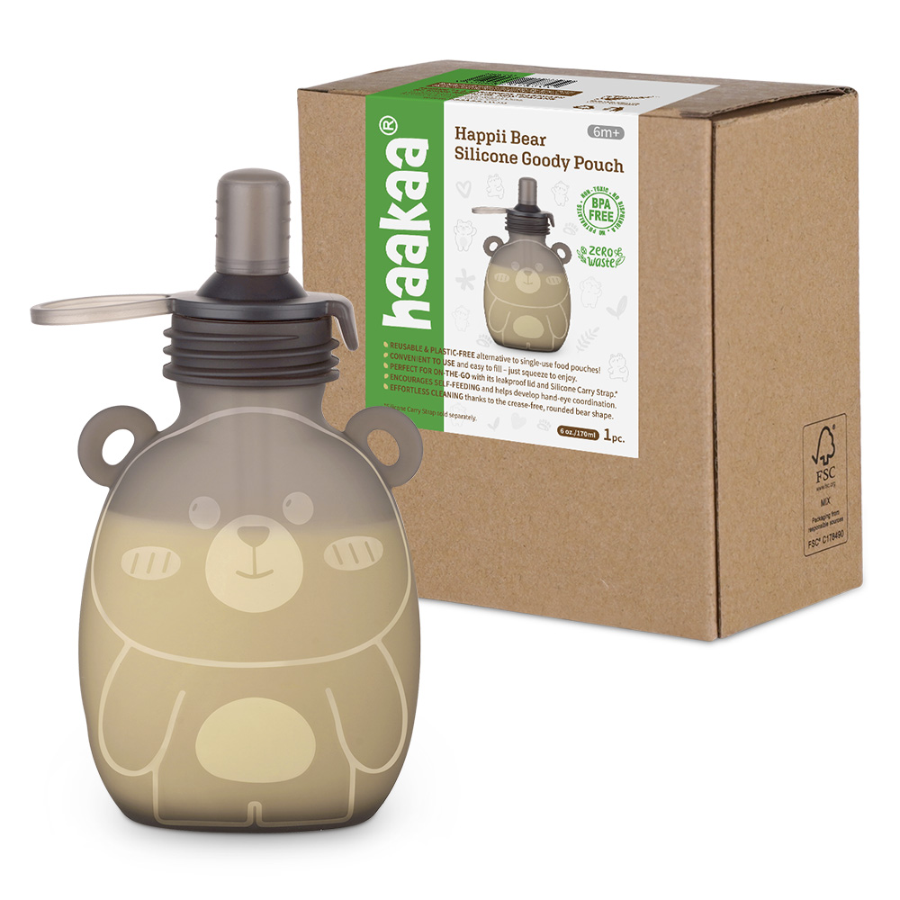 Haakaa Happii Bear Silicone Goody Pouch