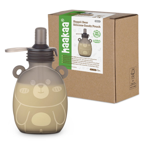 Haakaa Happii Bear Silicone Goody Pouch