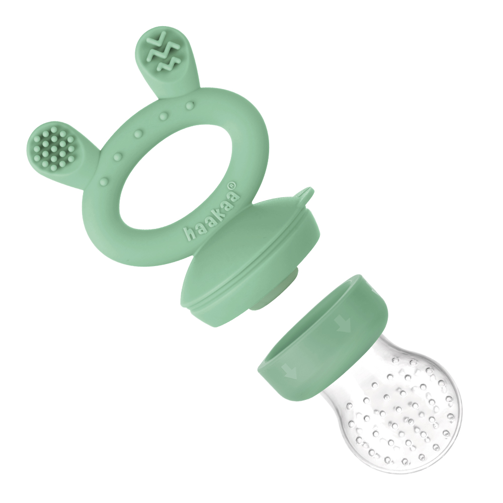 Haakaa Fresh Food Feeder Mini Combo - Blush