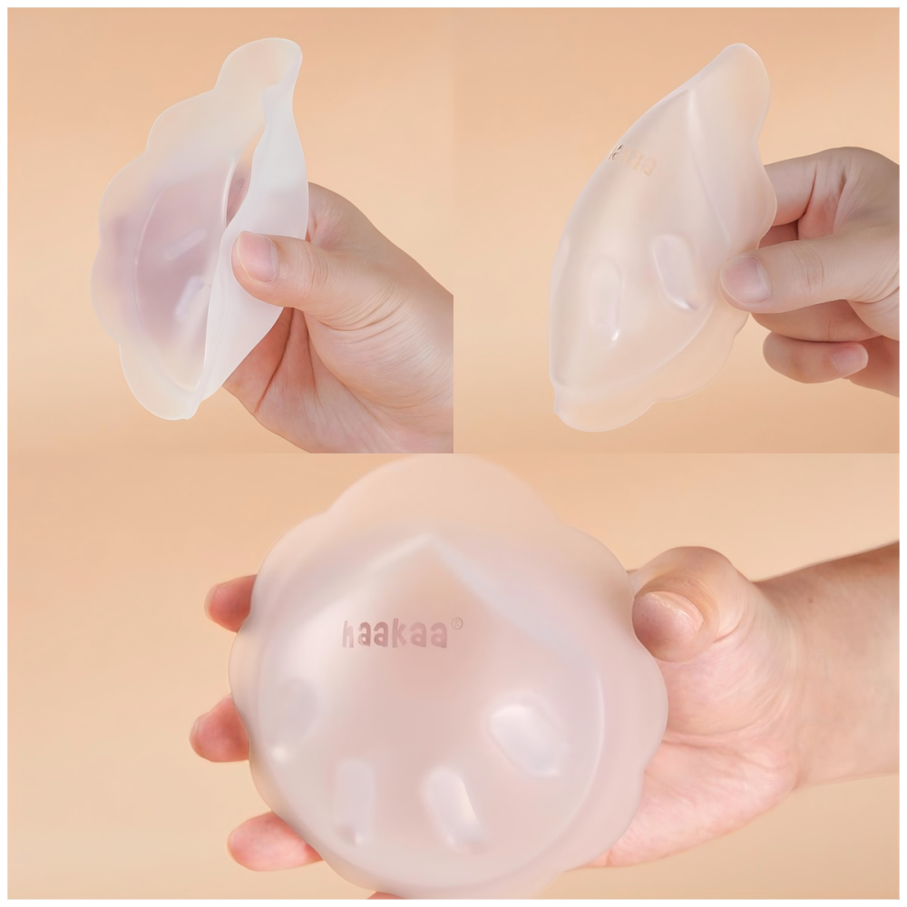 Haakaa Petal Soft Silikona Piena Savācējs, 2 gab