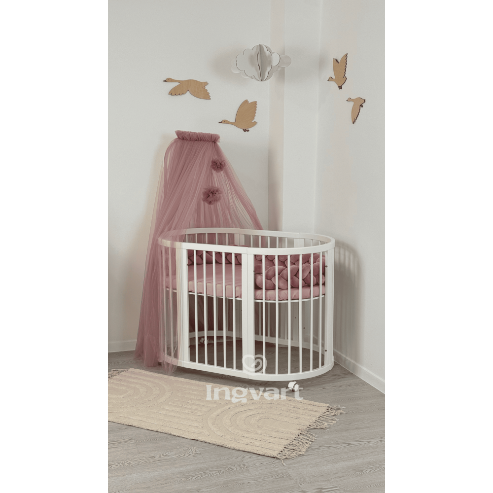 Ingvart Canopy with popmons, Dusty Rose