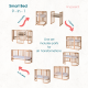 Ingvart Oval Transformer Smart Bed 9in1 Ivory 