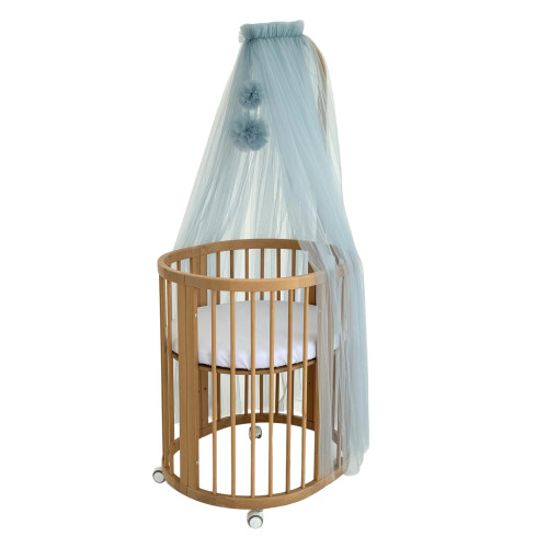 Ingvart Canopy with popmons, Dusty Blue
