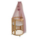 Ingvart Canopy with popmons, Dusty Rose
