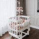 Ingvart Nika Crib 120*60cm White